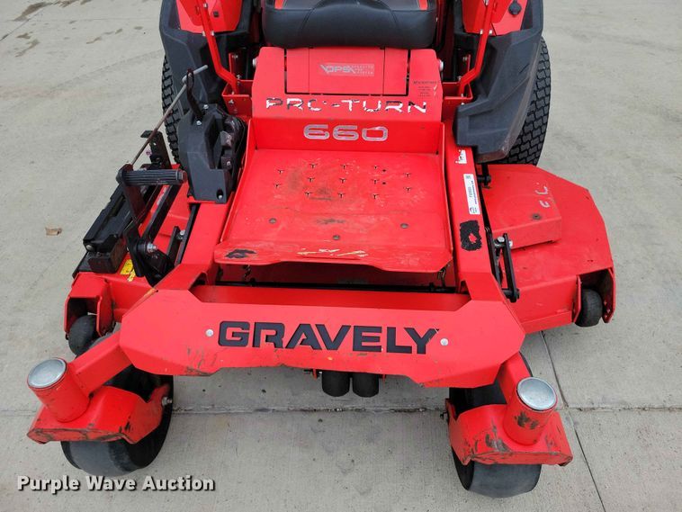 image for item FU0020 Gravely Pro Turn 660 ZTR lawn mower
