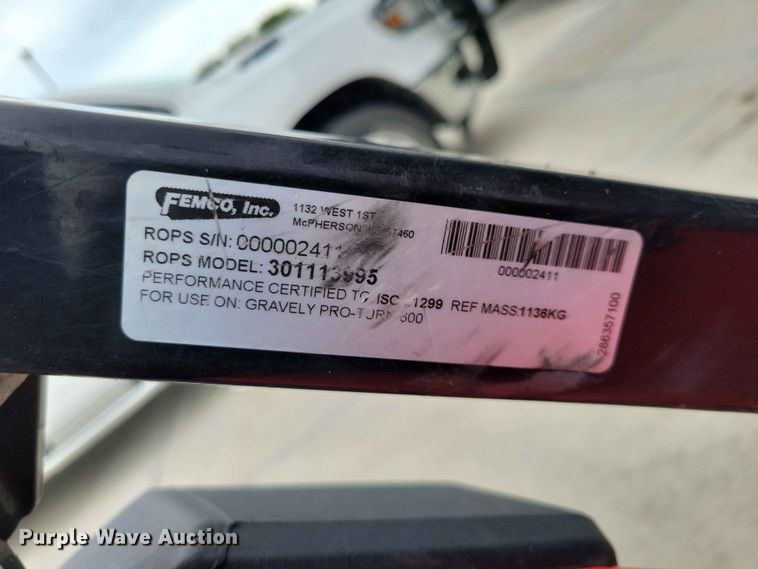 image for item FU0020 Gravely Pro Turn 660 ZTR lawn mower