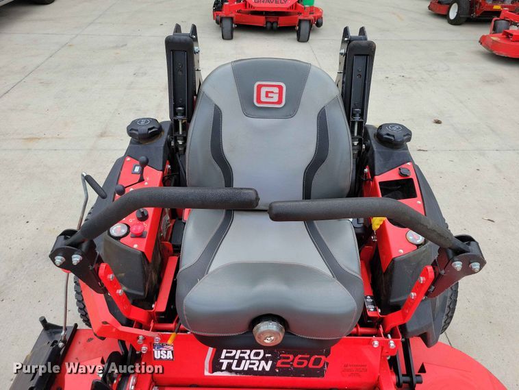 image for item FU0021 Gravely Pro turn 260 ZTR lawn mower