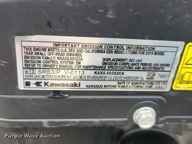 image for item FU0026 2019 eXmark Turf Tracer push mower