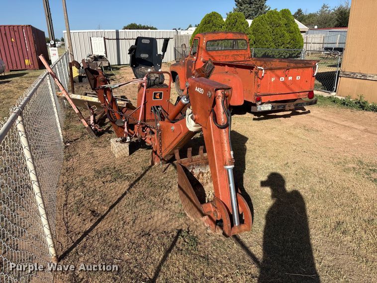 image for item JM9492 Charles machine works A420 backhoe attachment
