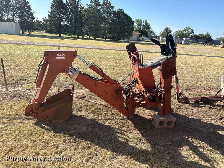 image for item JM9492 Charles machine works A420 backhoe attachment