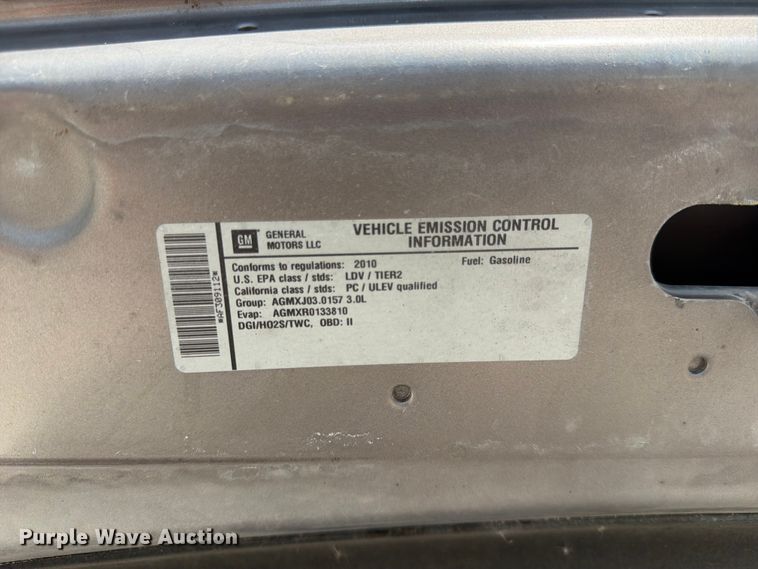 image for item MQ9043 2010 Buick Lacrosse 