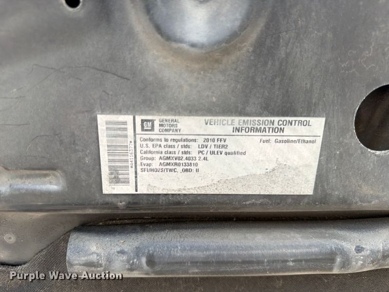 image for item MQ9044 2010 Pontiac G6 