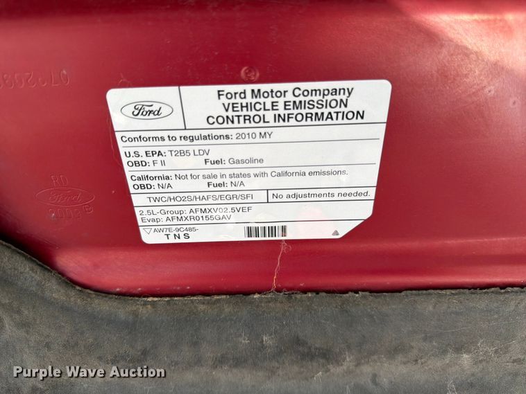 image for item MQ9046 2010 Ford Fusion 
