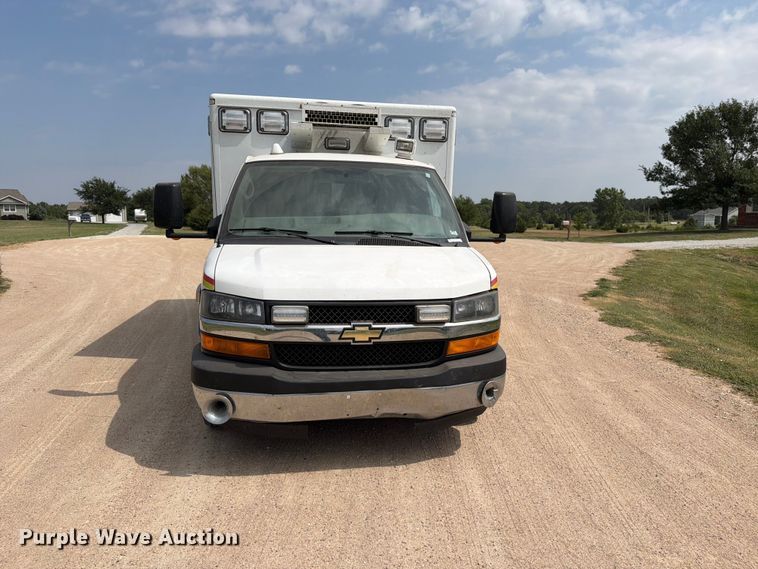 image for item MZ9748 2014 Chevrolet 3500 Express ambulance