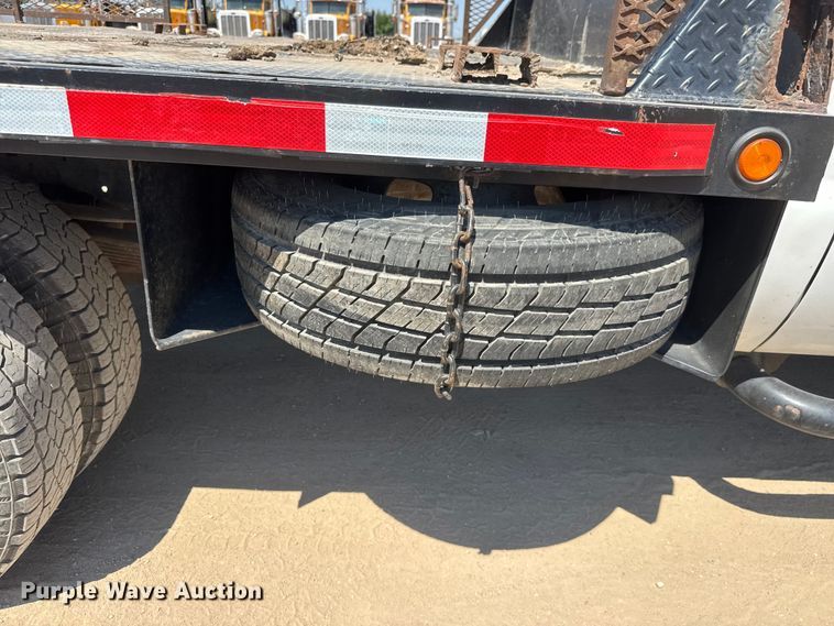 image for item NJ9248 2014 Ford F350  Super Duty XL Ext. Cab dump flatbed pickup truck