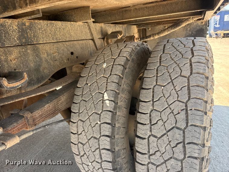 image for item NJ9248 2014 Ford F350  Super Duty XL Ext. Cab dump flatbed pickup truck