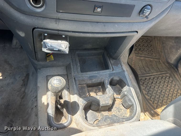 image for item NJ9249 2008 Dodge Ram 5500 Ext. Cab flatbed truck