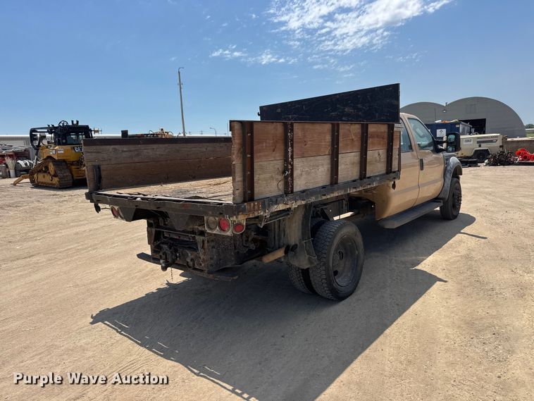image for item NJ9252 2009 Ford F450 Super Duty XL dump flatbed truck