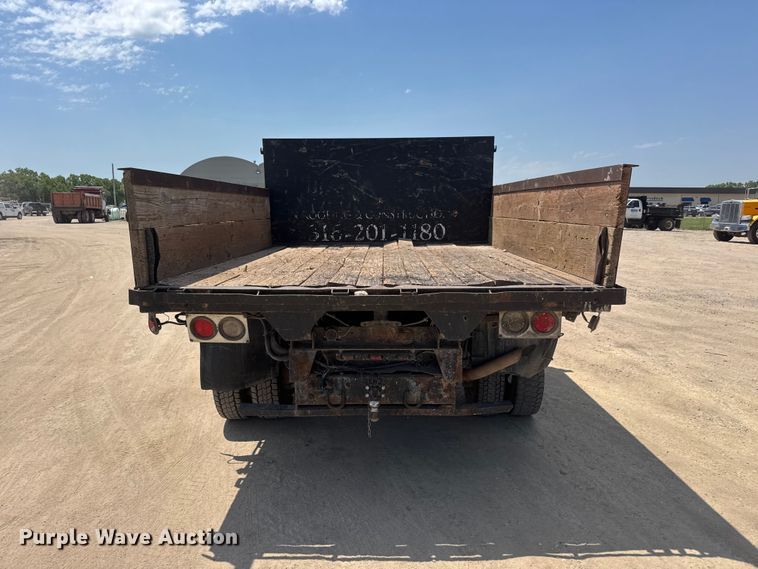 image for item NJ9252 2009 Ford F450 Super Duty XL dump flatbed truck