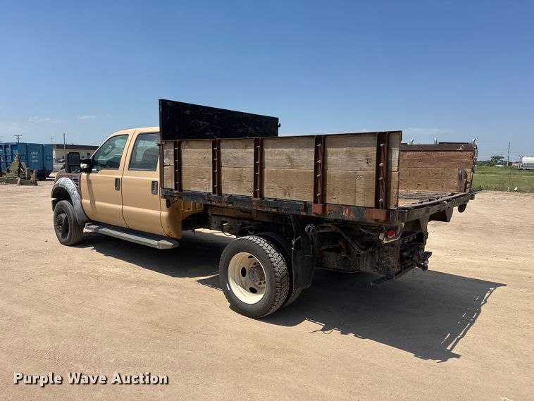 image for item NJ9252 2009 Ford F450 Super Duty XL dump flatbed truck