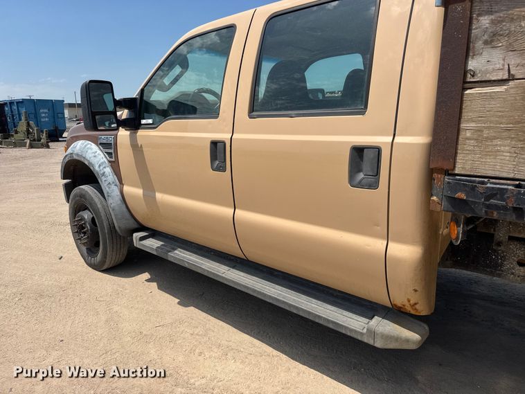 image for item NJ9252 2009 Ford F450 Super Duty XL dump flatbed truck