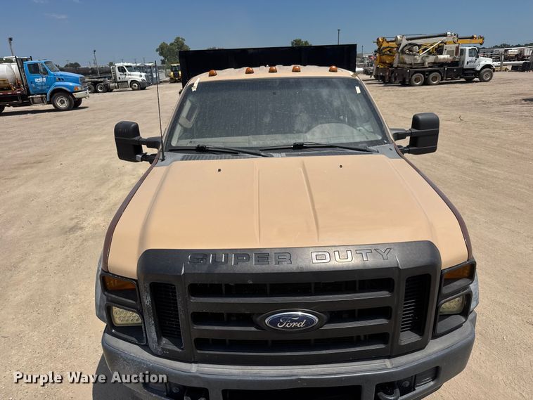 image for item NJ9252 2009 Ford F450 Super Duty XL dump flatbed truck
