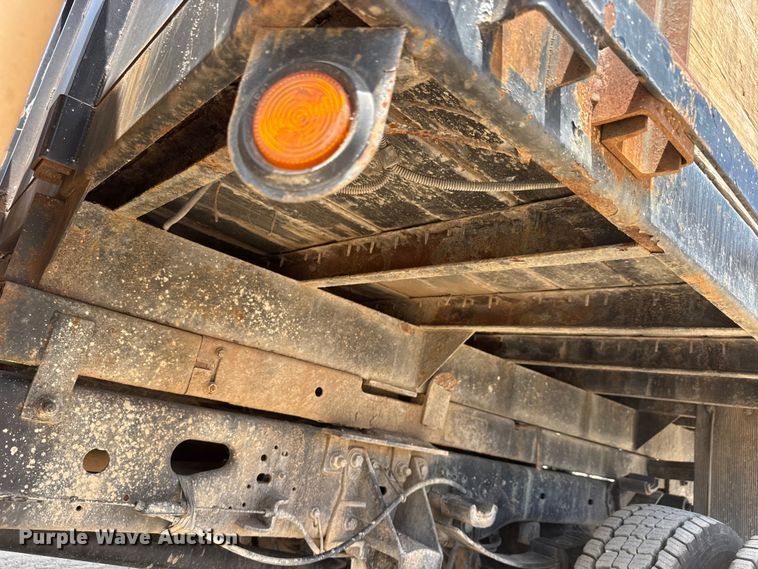 image for item NJ9252 2009 Ford F450 Super Duty XL dump flatbed truck