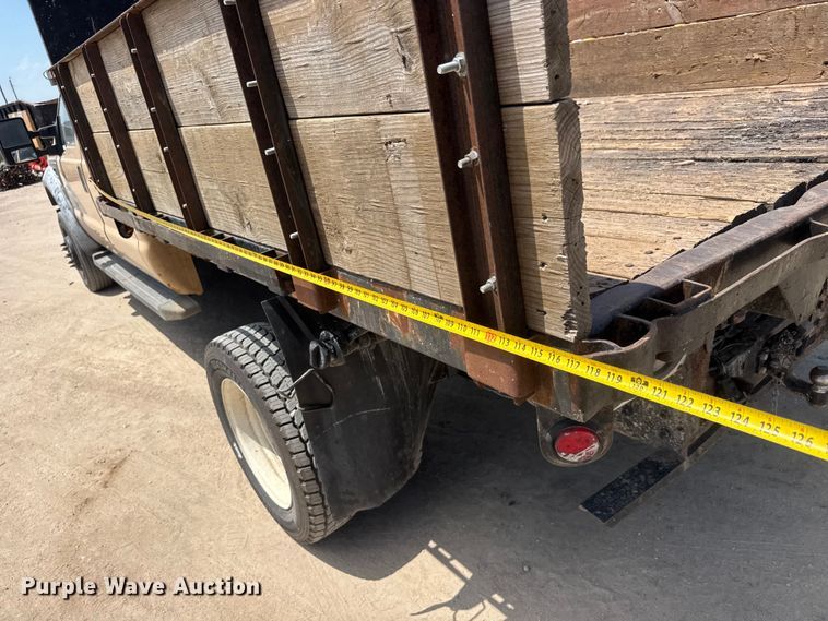 image for item NJ9252 2009 Ford F450 Super Duty XL dump flatbed truck
