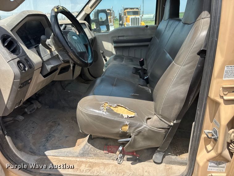 image for item NJ9252 2009 Ford F450 Super Duty XL dump flatbed truck