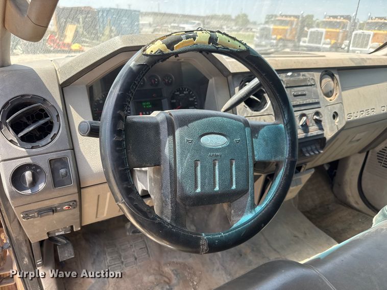 image for item NJ9252 2009 Ford F450 Super Duty XL dump flatbed truck
