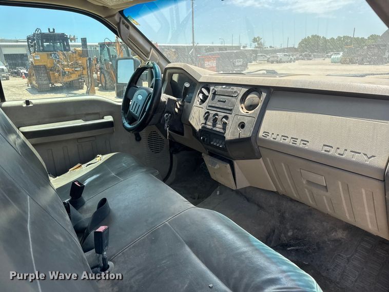 image for item NJ9252 2009 Ford F450 Super Duty XL dump flatbed truck