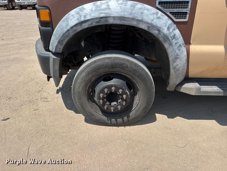 image for item NJ9252 2009 Ford F450 Super Duty XL dump flatbed truck