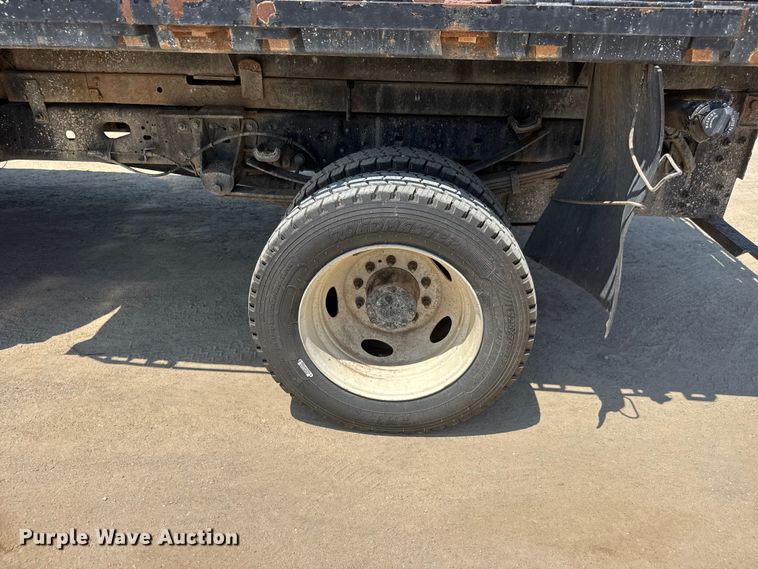 image for item NJ9252 2009 Ford F450 Super Duty XL dump flatbed truck