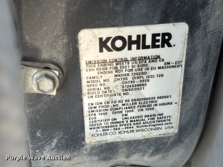 image for item NJ9262 Miller Bobcat 260 welder/generator