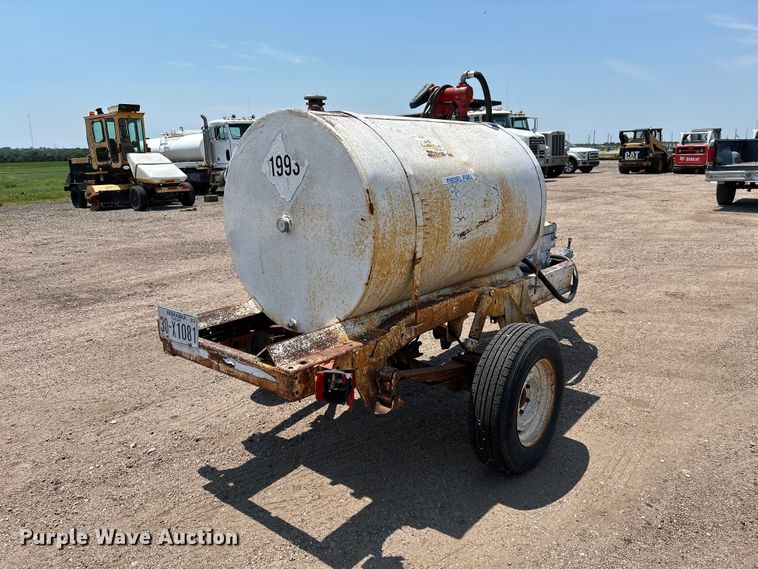 image for item NM9797 1983 Shop Built fuel trailer