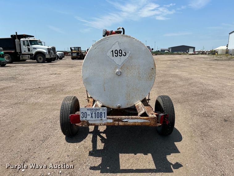 image for item NM9797 1983 Shop Built fuel trailer