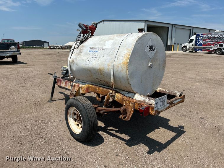 image for item NM9797 1983 Shop Built fuel trailer