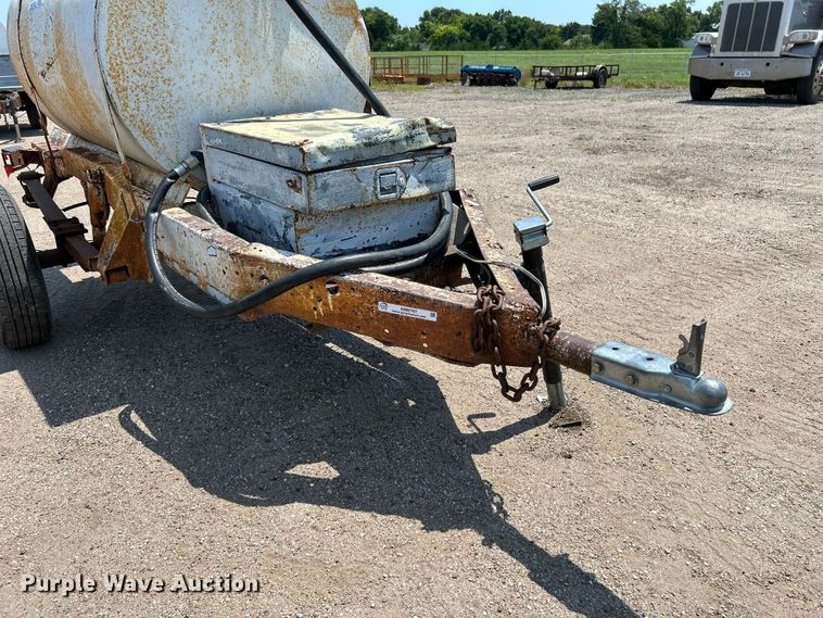 image for item NM9797 1983 Shop Built fuel trailer