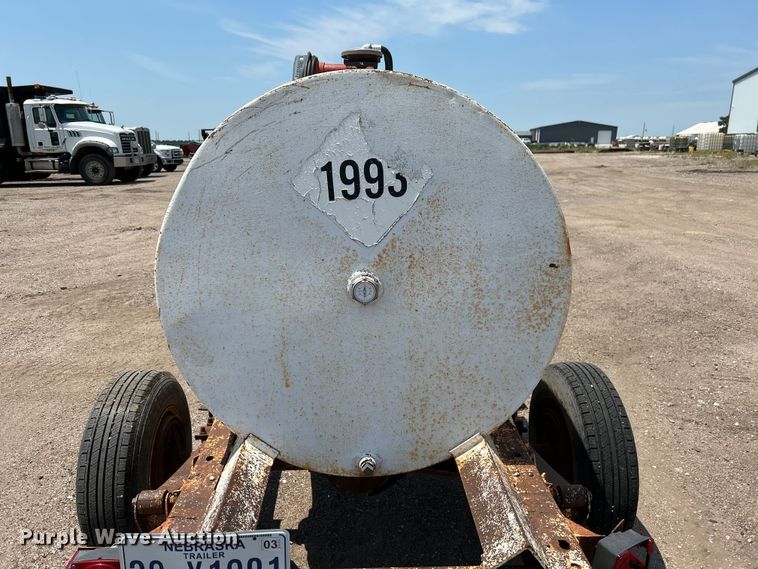 image for item NM9797 1983 Shop Built fuel trailer
