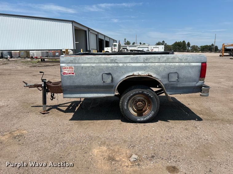 image for item NM9798 Shop Built utility trailer
