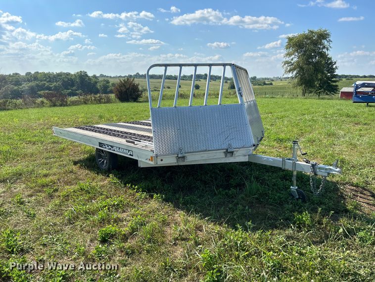 image for item NM9842 2017 Aluma 8612D/13 snowmobile trailer