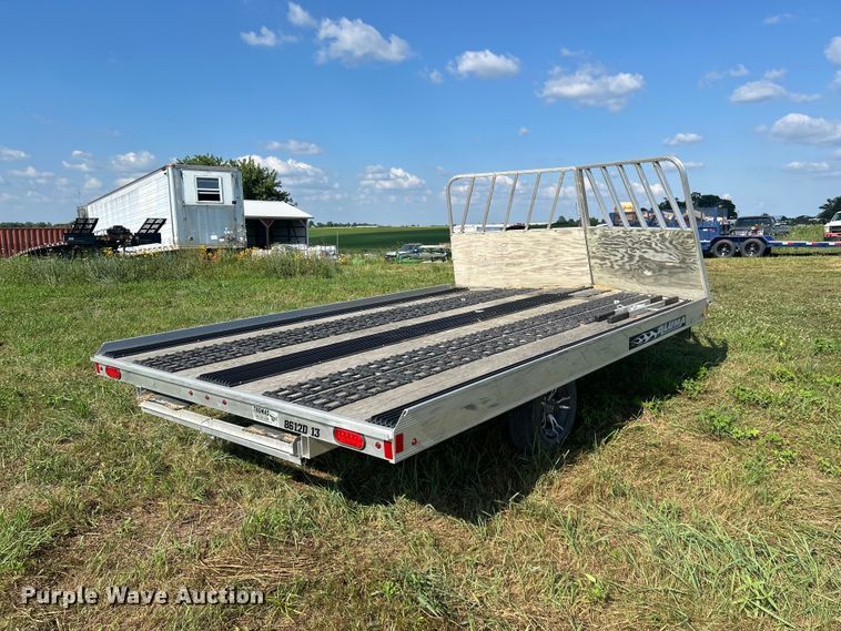 image for item NM9842 2017 Aluma 8612D/13 snowmobile trailer