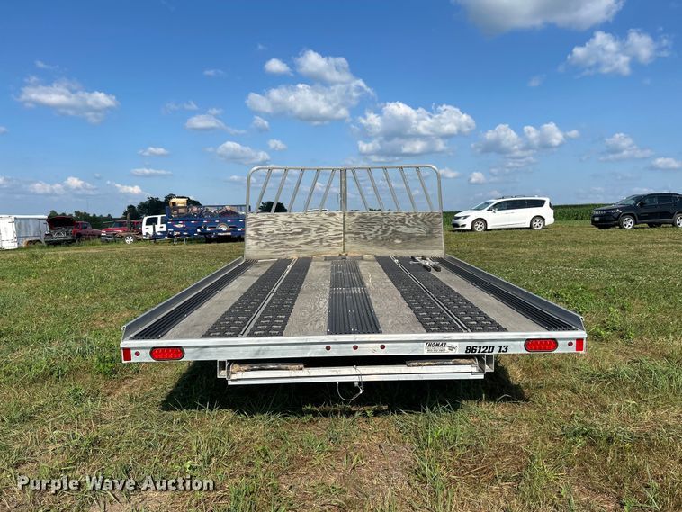 image for item NM9842 2017 Aluma 8612D/13 snowmobile trailer