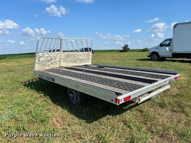 image for item NM9842 2017 Aluma 8612D/13 snowmobile trailer
