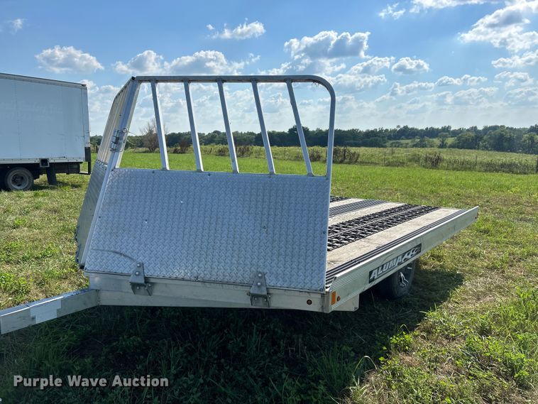image for item NM9842 2017 Aluma 8612D/13 snowmobile trailer