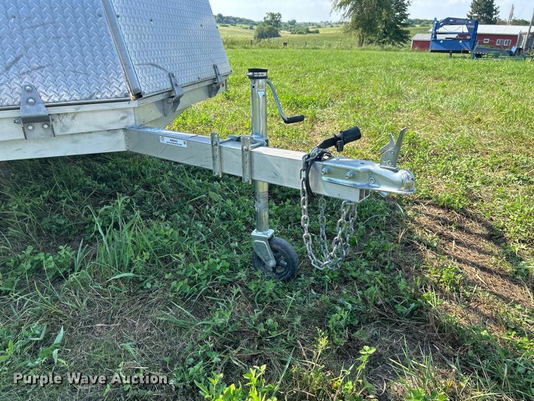 image for item NM9842 2017 Aluma 8612D/13 snowmobile trailer