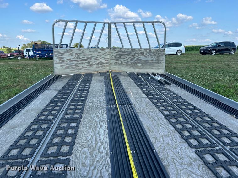 image for item NM9842 2017 Aluma 8612D/13 snowmobile trailer