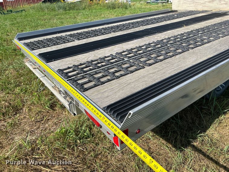 image for item NM9842 2017 Aluma 8612D/13 snowmobile trailer