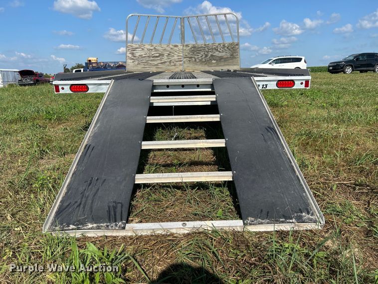 image for item NM9842 2017 Aluma 8612D/13 snowmobile trailer