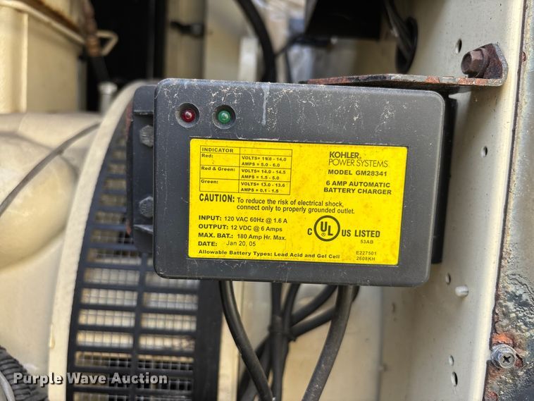 image for item YA3056 2005 Kohler  60REOZJB generator