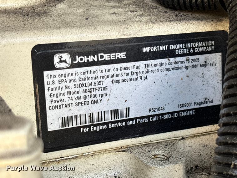 image for item YA3056 2005 Kohler  60REOZJB generator