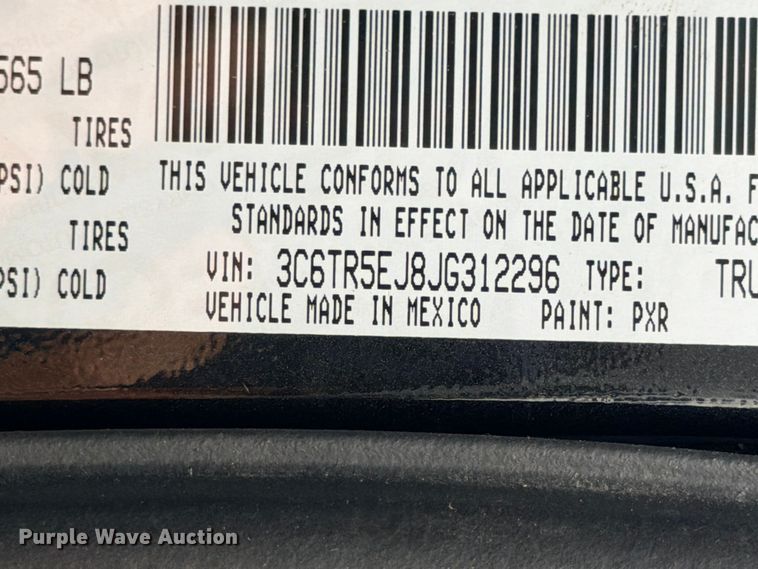image for item YA3854 2018 Ram 2500 Power Wagon Crew Cab pickup truck