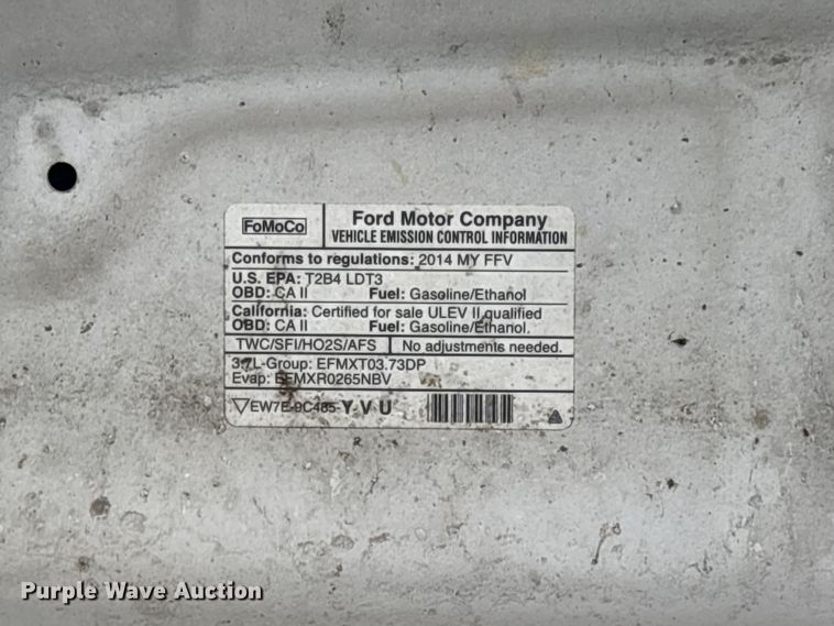 image for item YA3880 2014 Ford F150 pickup truck
