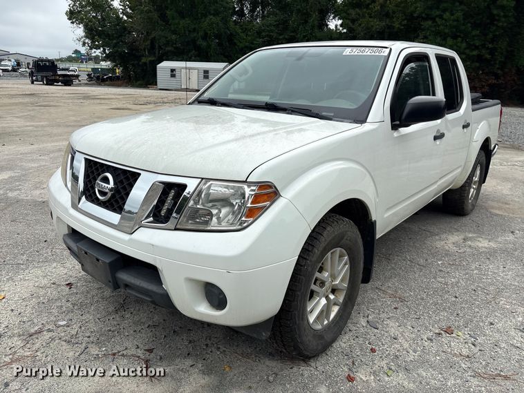 image for item YA3881 2019 Nissan Frontier Crew Cab pickup truck