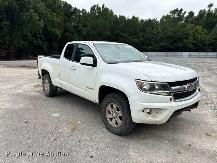 image for item YA3882 2018 Chevrolet Colorado Ext. Cab pickup truck