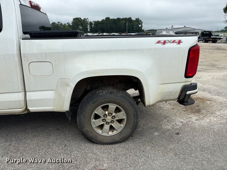 image for item YA3882 2018 Chevrolet Colorado Ext. Cab pickup truck