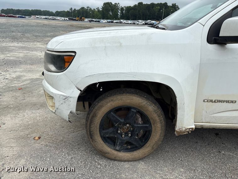 image for item YA3882 2018 Chevrolet Colorado Ext. Cab pickup truck