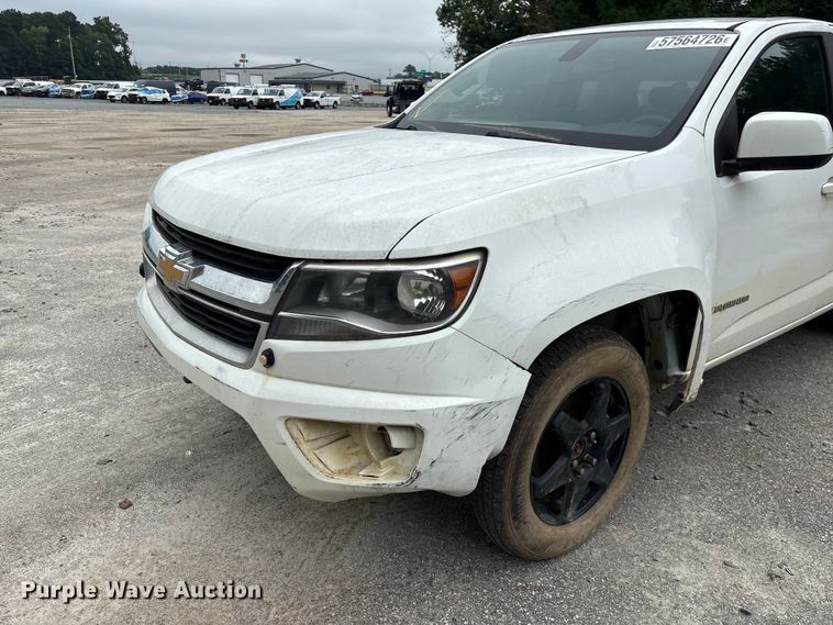 image for item YA3882 2018 Chevrolet Colorado Ext. Cab pickup truck